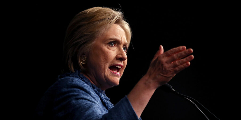democratic presidential candidate hillary clinton holds primary night event in florida